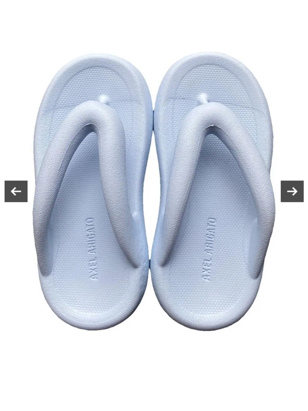 Axel Arigato Women’s Chunky Flip Flop Sandals in Light Blue